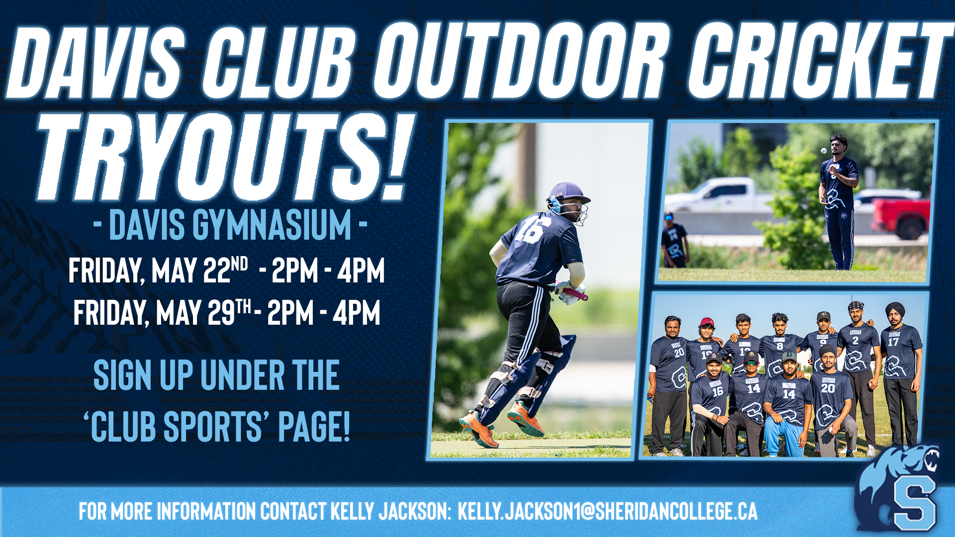 Tryouts: Davis Club Outdoor Cricket