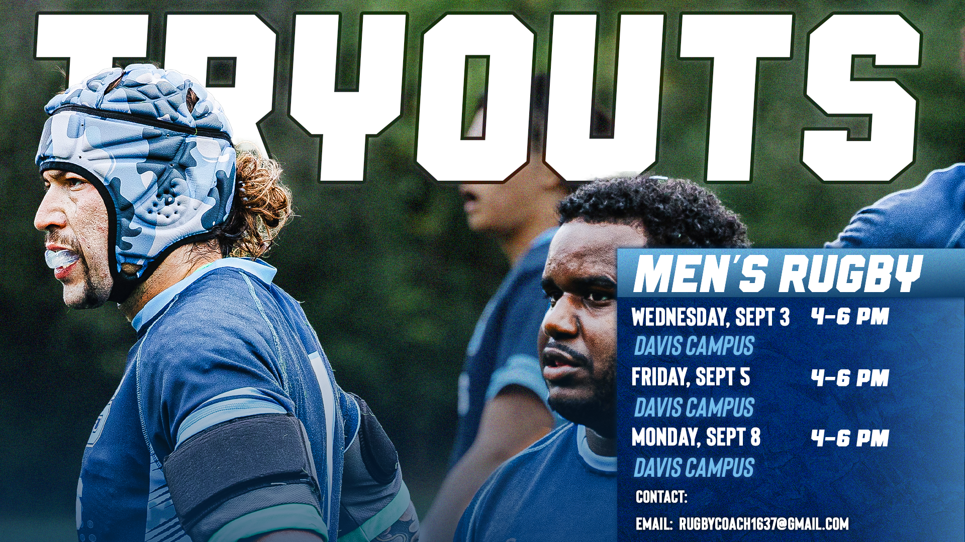 Varsity Men's Rugby Tryouts
